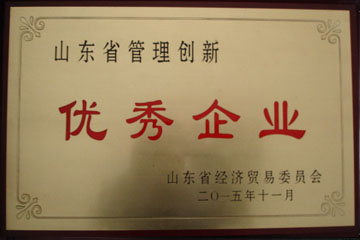 上海华盈变压器厂管理创新优秀企业证书